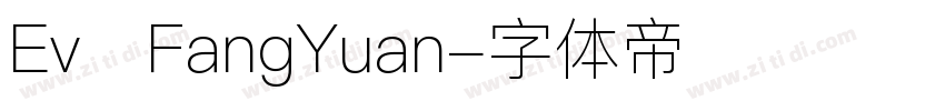 Ev   FangYuan字体转换